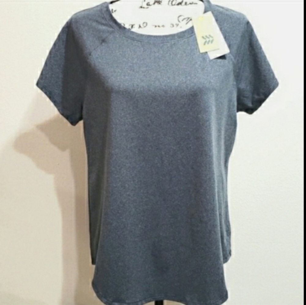 All In Motion Quick Dry Short Sleeve Crew Neck Tee - Picture 3 of 5